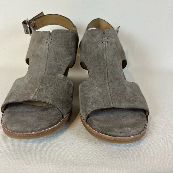 Sofft Women's Taupe‎ Suede Maben Sandals 11 - Picture 10 of 13